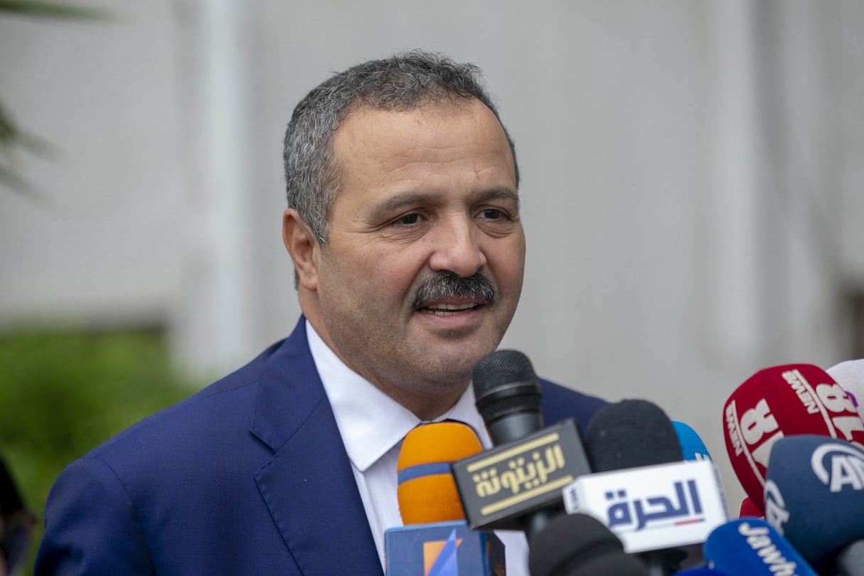 Abdellatif Mekki, ancien ministre de la santé et candidat islamiste à l’élection présidentielle de 2024 © YASSINE GAIDI/Anadolu via AFP