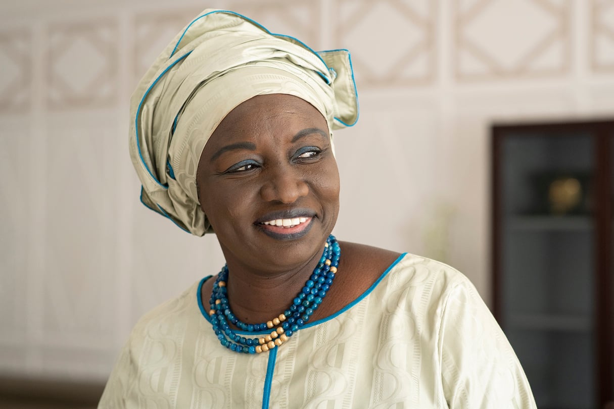 Aminata « Mimi » Touré, ancienne Première ministre et ex-présidente du Conseil économique social et environnemental (CESE) à Dakar, le 17 septembre 2019. © Sylvain Cherkaoui pour JA