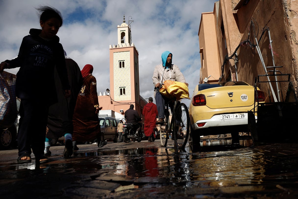 Dans les rues de Marrakech, le 15 décembre 2022.