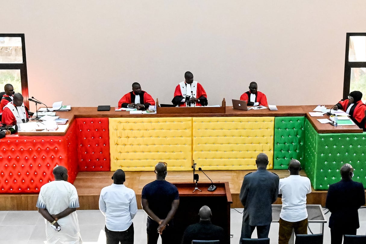 Ouverture du procès du massacre de 156 personnes en septembre 2009 à Conakry, le 28 septembre 2022.