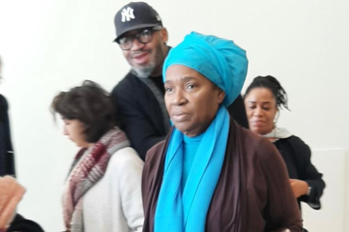 Pascaline Bongo à Paris, lors de son procès, en janvier 2024. © DR