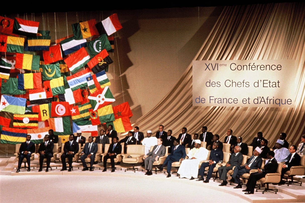 Ouverture du 16e Sommet franco-africain, à La Baule, le 19 juin 1990. © CHESNOT/SIPA