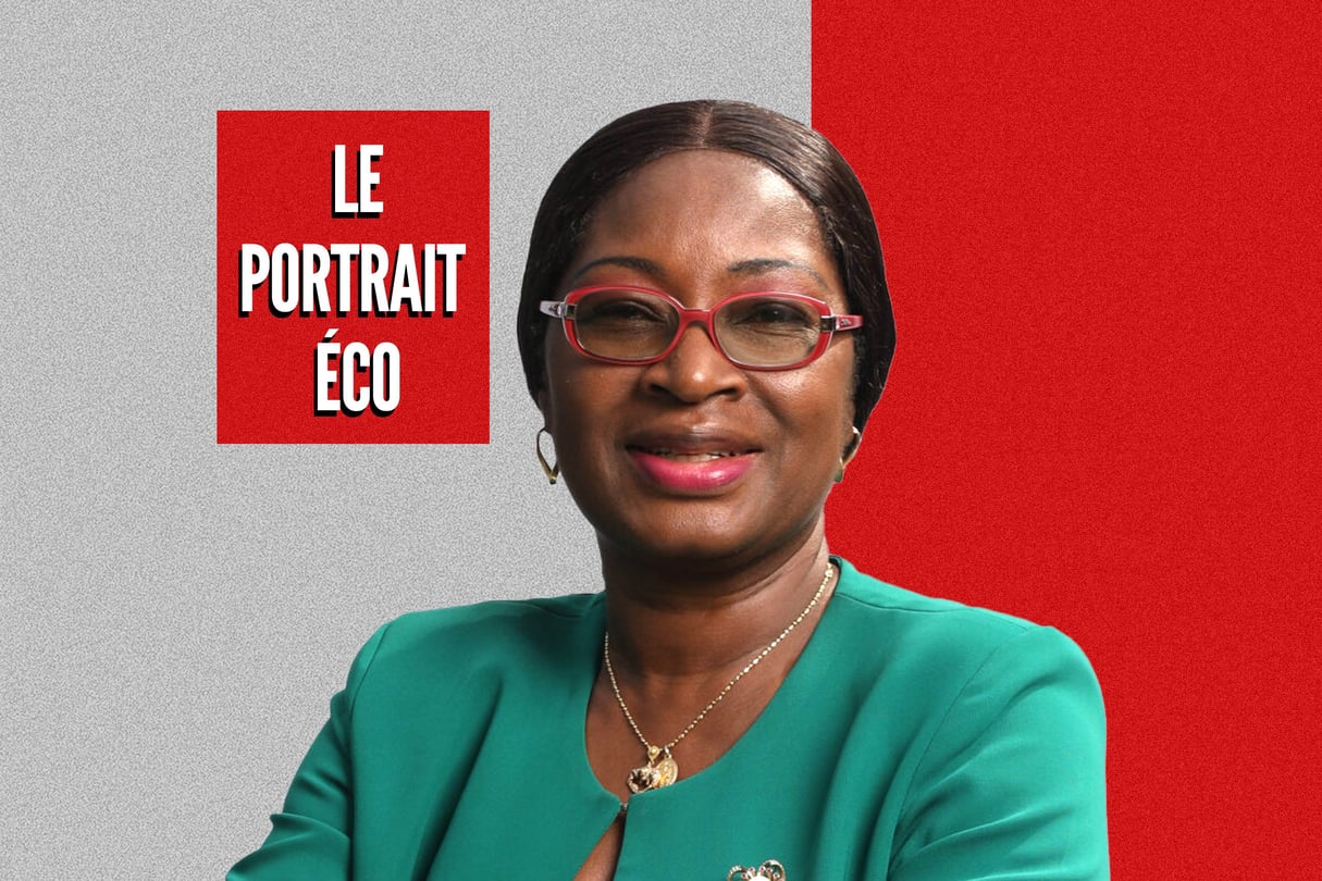 Marie-Joséphine Sidibé est directrice générale de la Société multinationale de bitumes depuis août 2021. © MONTAGE JA : DR.