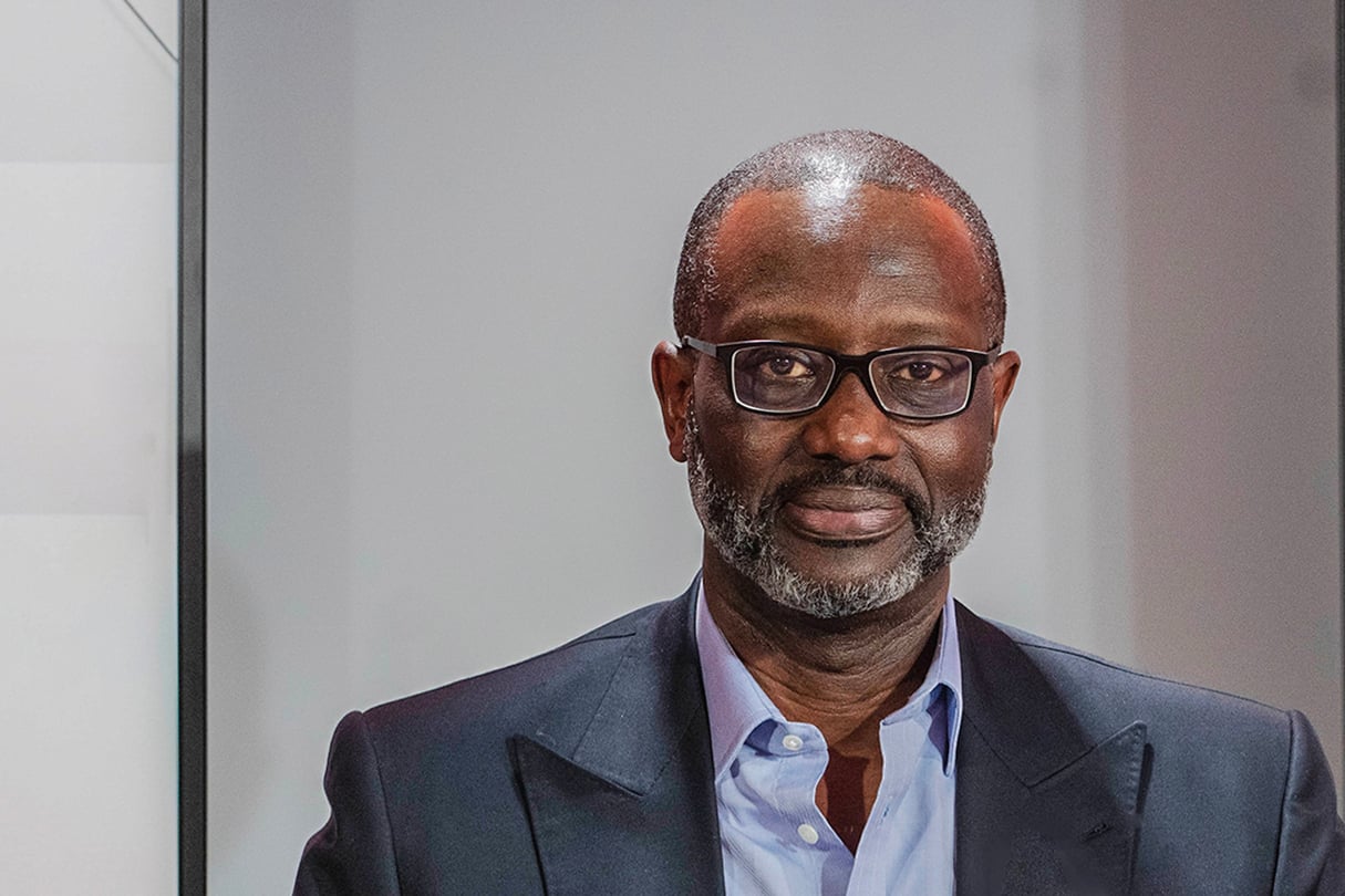 Tidjane Thiam, ancien ministre du Plan de Bédié et candidat à la présidence du PDCI. © François Grivelet pour JA