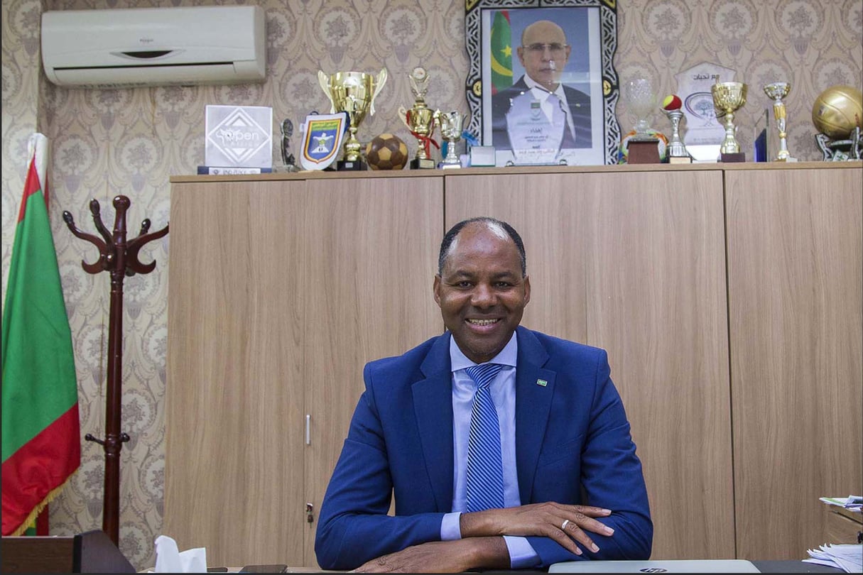 L’ancien ministre mauritanien Taleb Ould Sid Ahmed, en 2019. © Daouda Corera pour JA