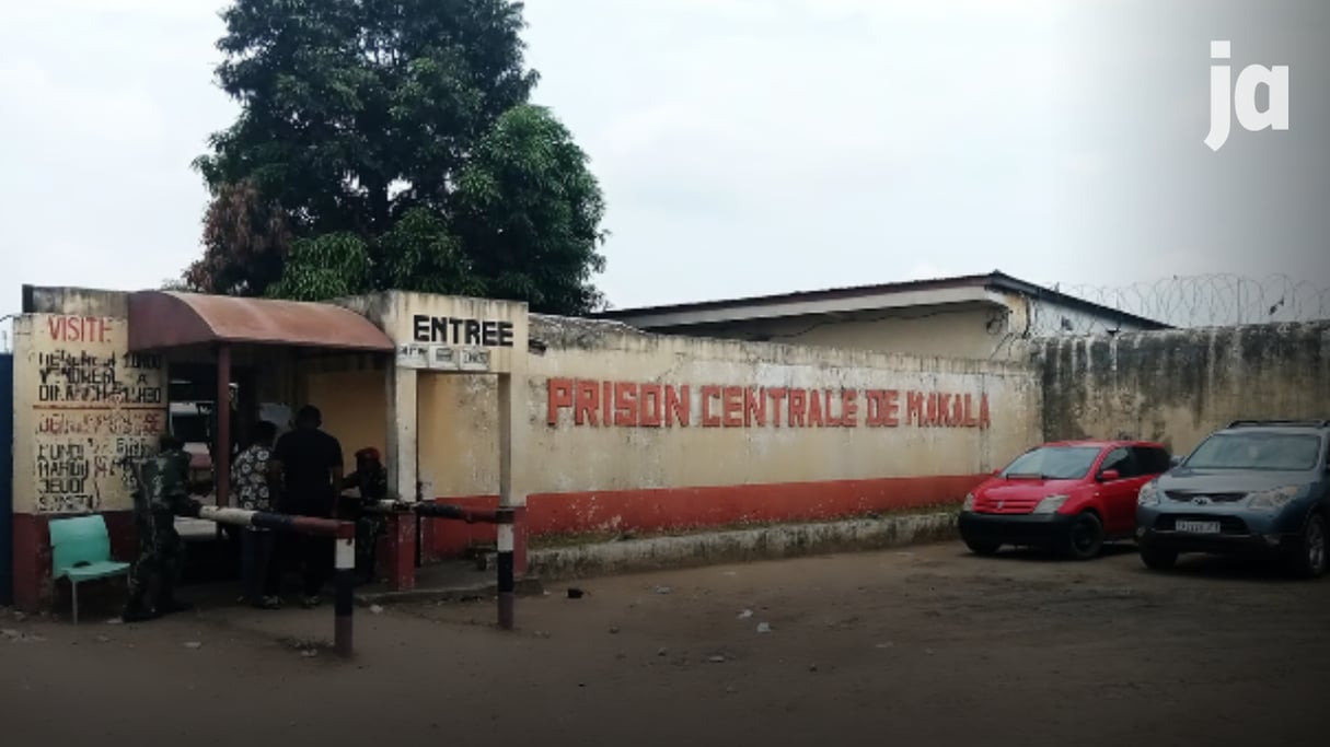 L’entrée de la prison Makala, à Kinshasa. &copy; GRIP