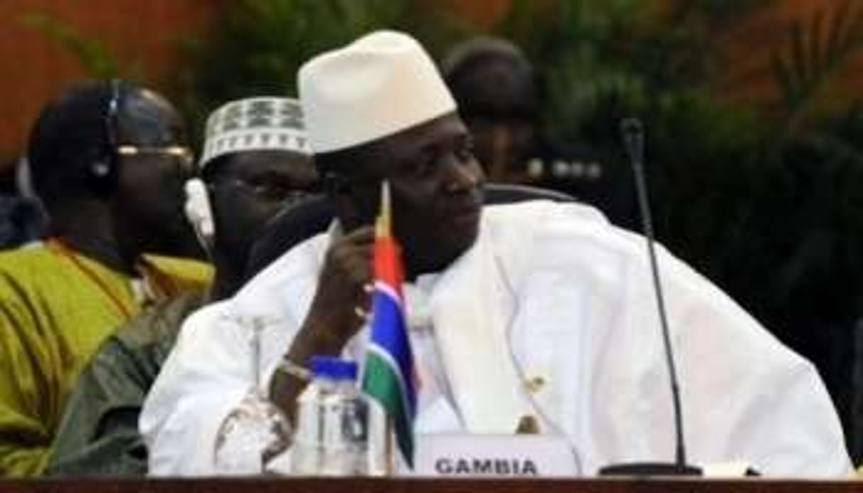 Le président de la Gambie, Yahya Jammeh le 26 septembre 2009 © AFP