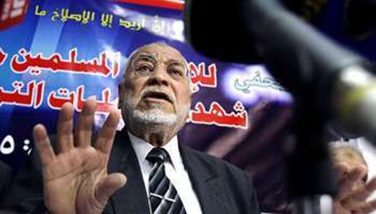 Mahdi Akef, patron des Frères musulmans égyptiens © Sipa