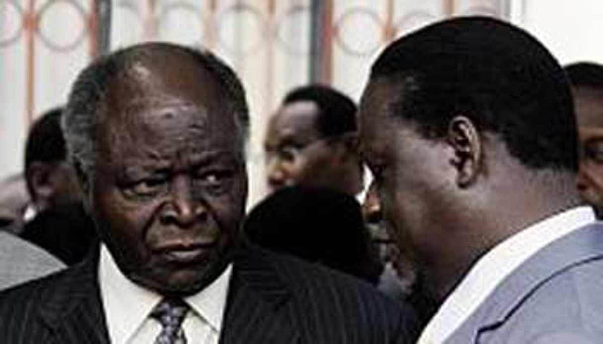 Mwai Kibaki effectue son dernier mandat et Raïla Odinga vise son poste © Reuters