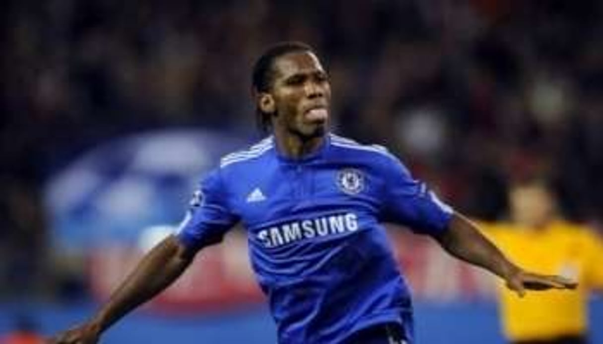 L’attaquant de Chelsea Didier Drogba © AFP