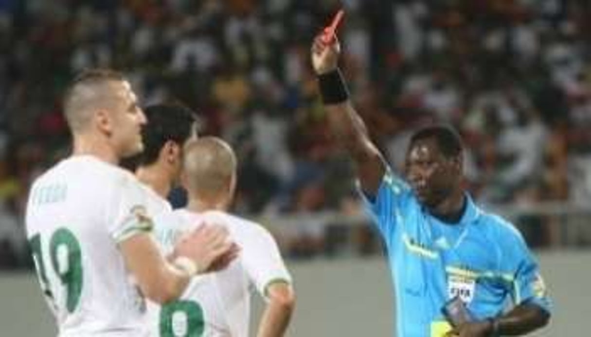 Trois joueurs algériens ont été exclus au cours de la rencontre © AFP