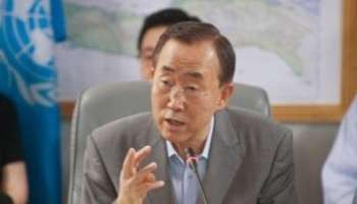 Ban Ki-Moon a réaffirmé la neutralité des Nations-Unies au Sud-Soudan © AFP