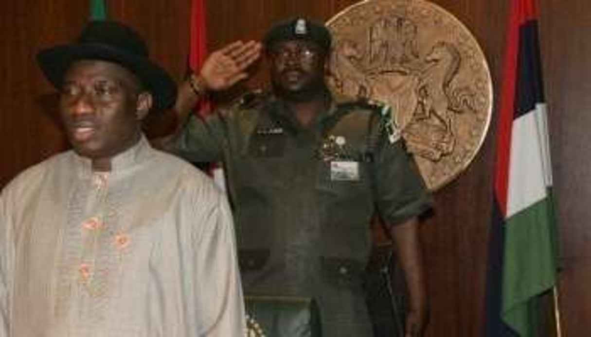 Le président par intérim nigérian Goodluck Jonathan © AFP