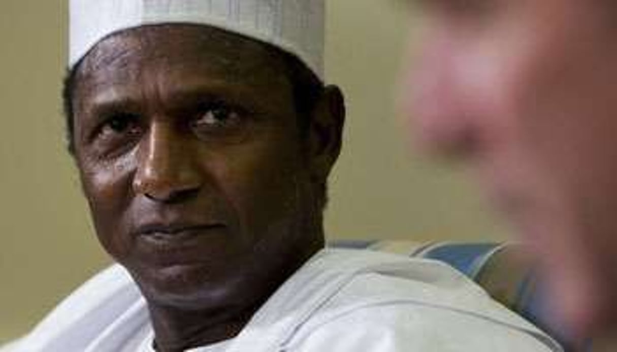 Le président nigérian Umaru Yar’Adua, le 13 décembre 2007 à Washington © AFP