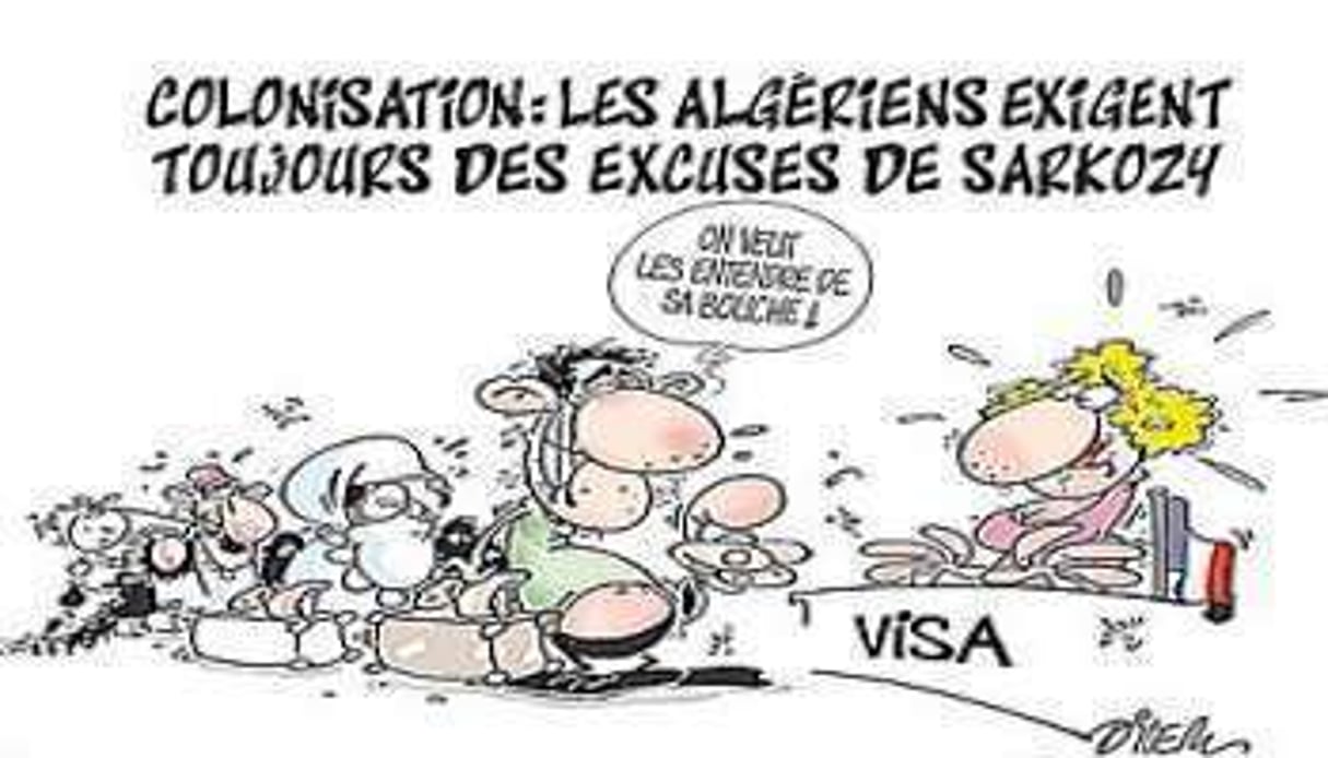 Dessin publié dans le quotidien algérien Liberté le 17 février 2010 © Diem