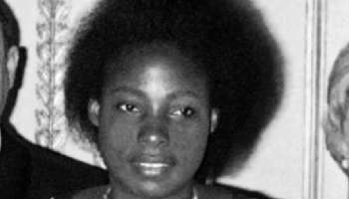 Agathe Habyarimana, sur un cliché d’avril 1977. © AFP