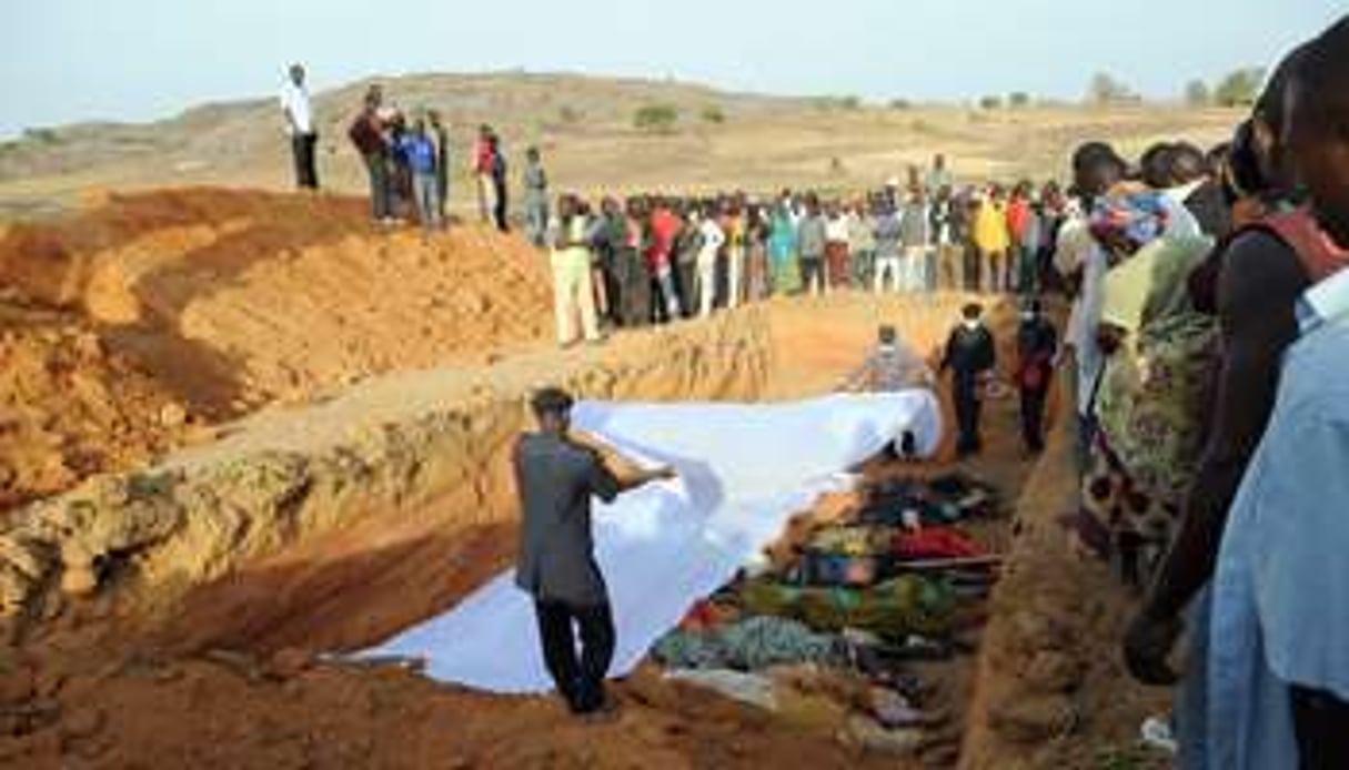Au Nigeria, l’attaque du village chrétien de Dogo Nahawa a fait plus de 100 morts. © AFP