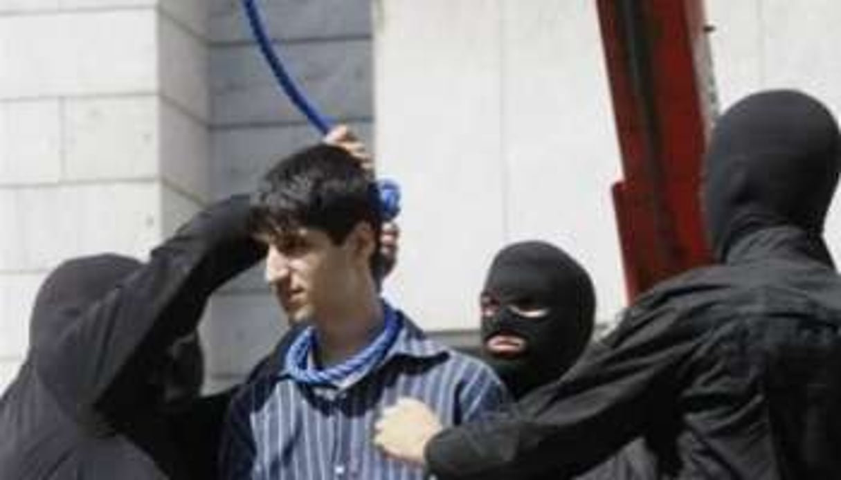Exécution à Téhéran, le 02 août 2007. © Behrouz Mehri AFP/archives