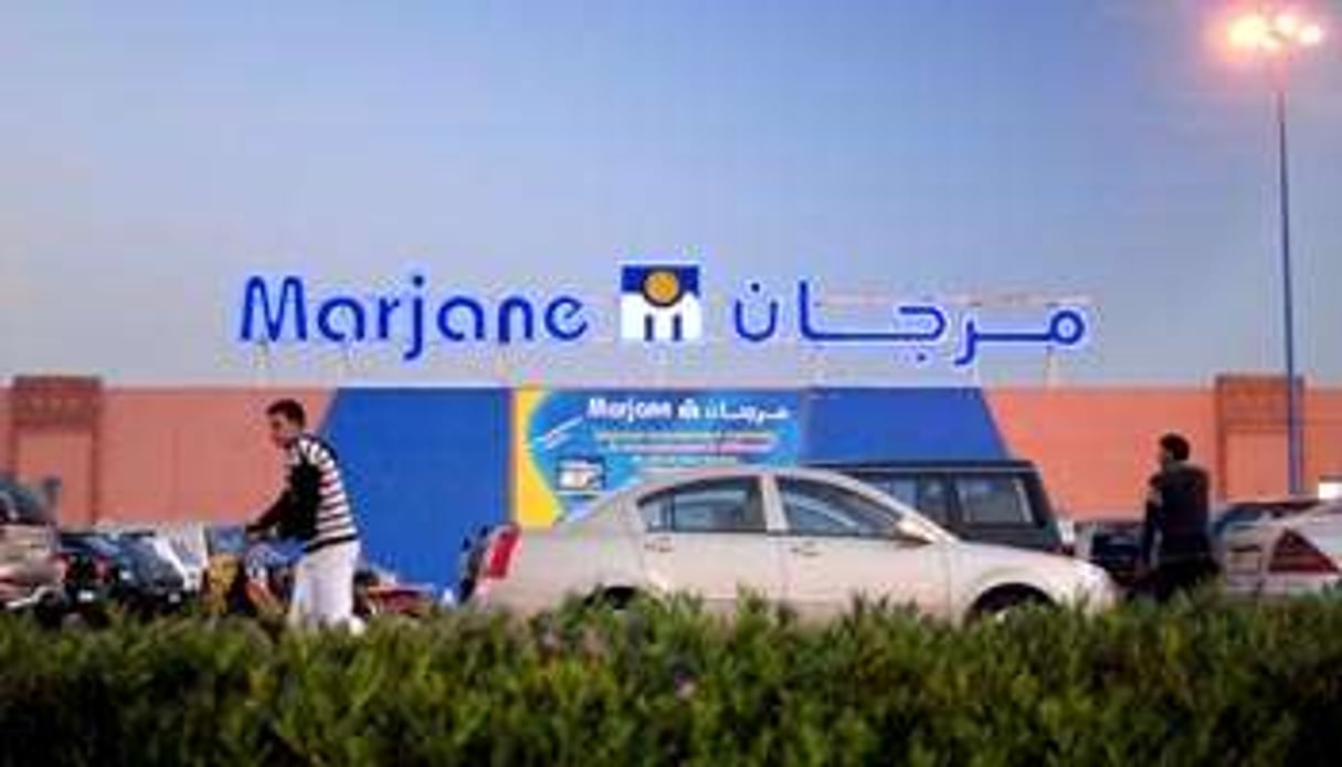 Un hypermarché Marjane, près de Casablanca. L’enseigne appartient à l’ONA. © Alexandre Dupeyron pour J.A.
