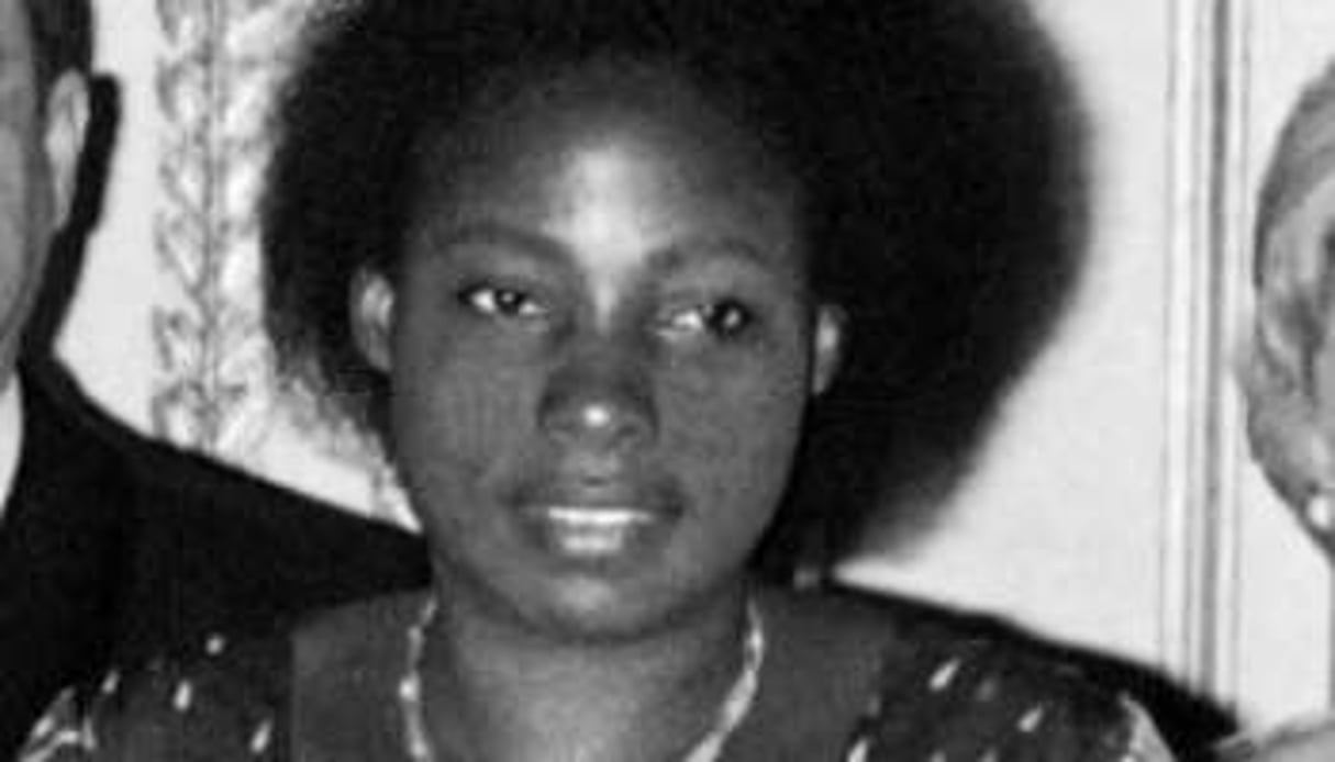 Agathe Habyarimana en avril 1977. © AFP