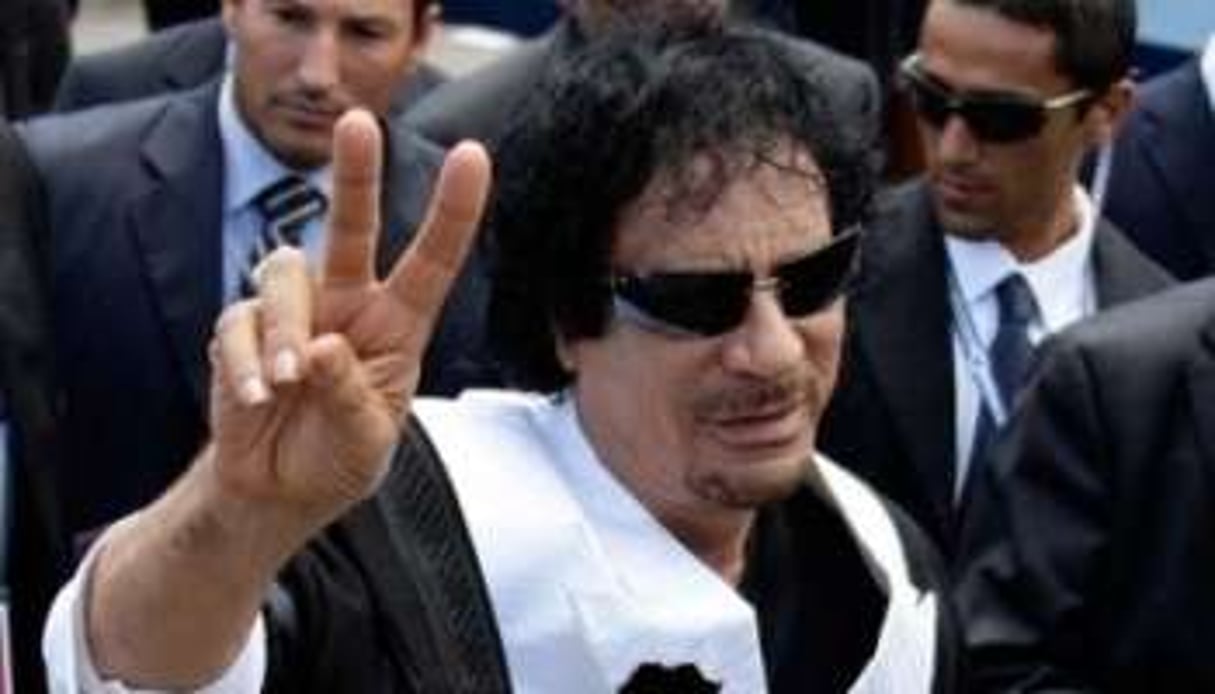 Le « Guide » libyen appelle le monde à soutenir Barack Obama tant que sa politique est « pacifique ». © Tony Gentile/Reuters