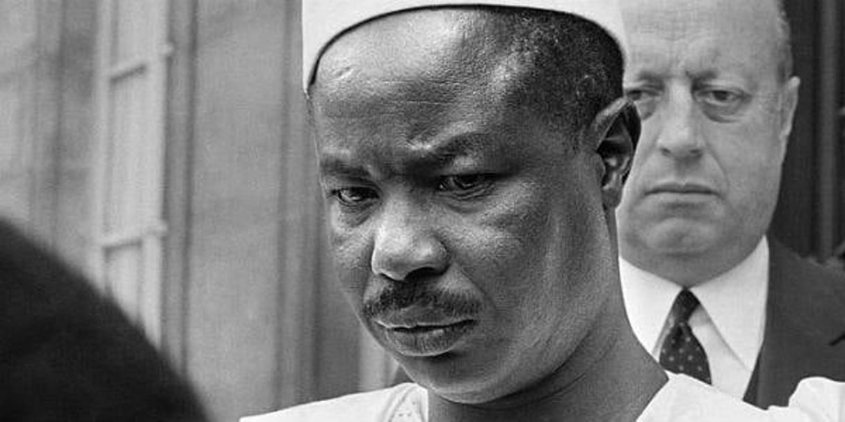 Le président camerounais Ahmadou Ahidjo, en 1968. © AFP