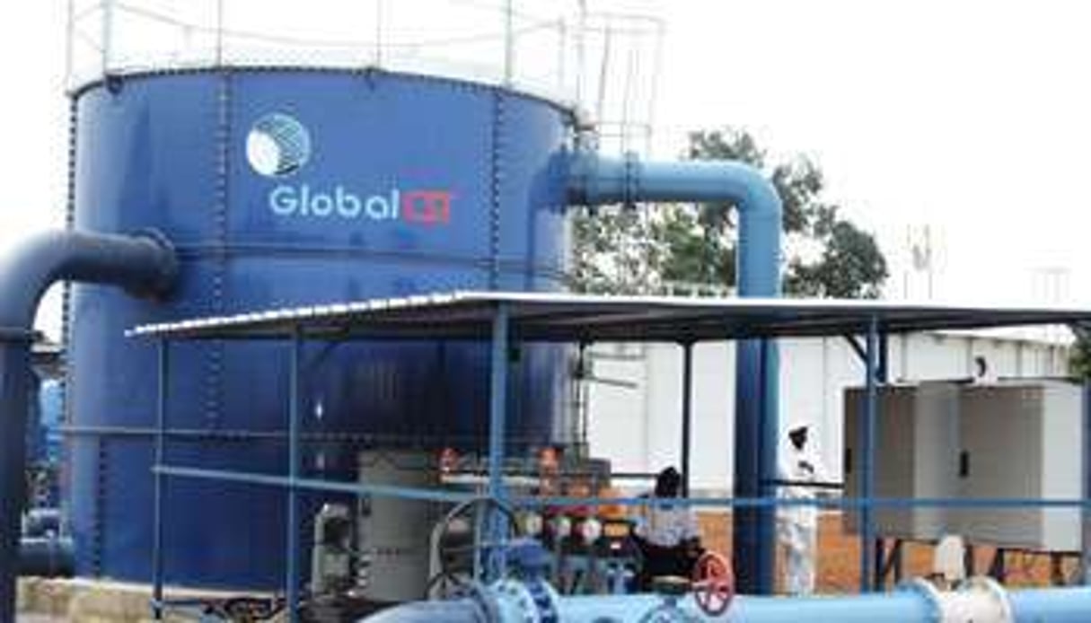 Le site de production d’eau potable près du lac de Sonfonia, inauguré le 29 avril 2010. © Global CST