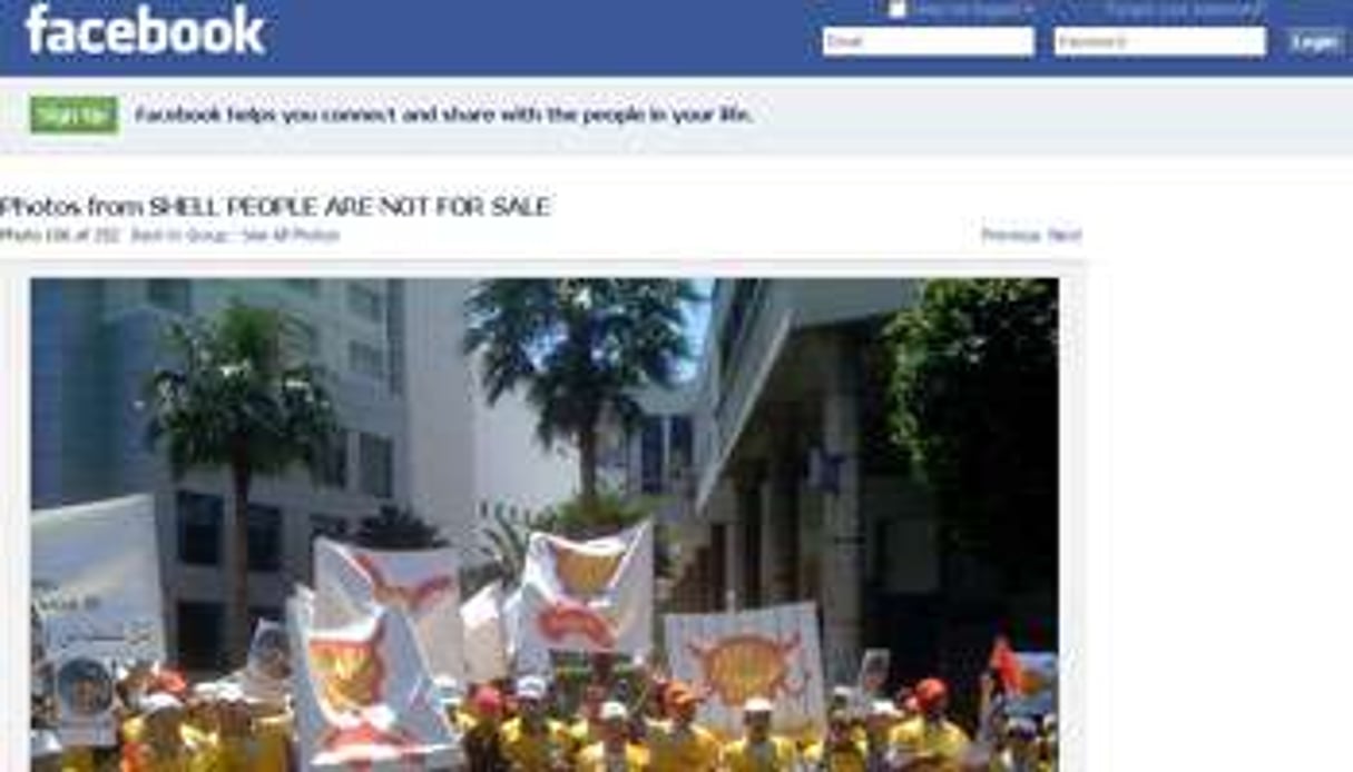 Capture d’écran d’un forum Facebook des salariés de Shell. © Facebook