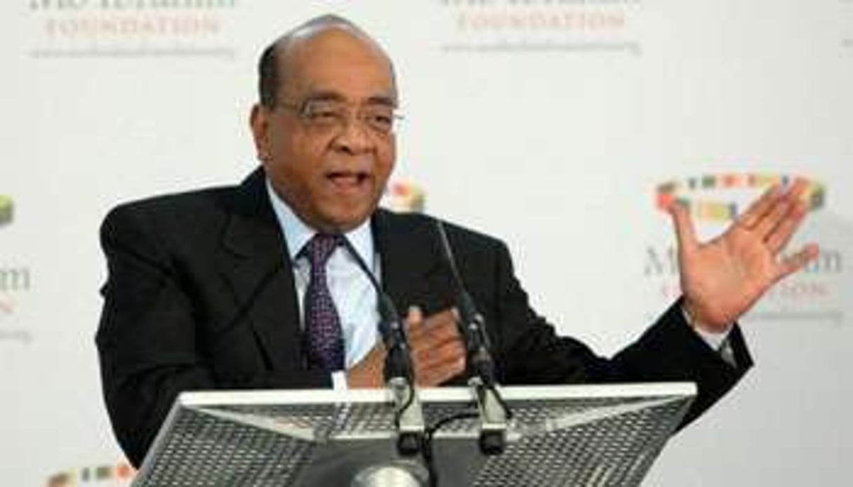 Le créateur du prix, Mo Ibrahim, le 19 octobre 2009 à Londres. © AFP