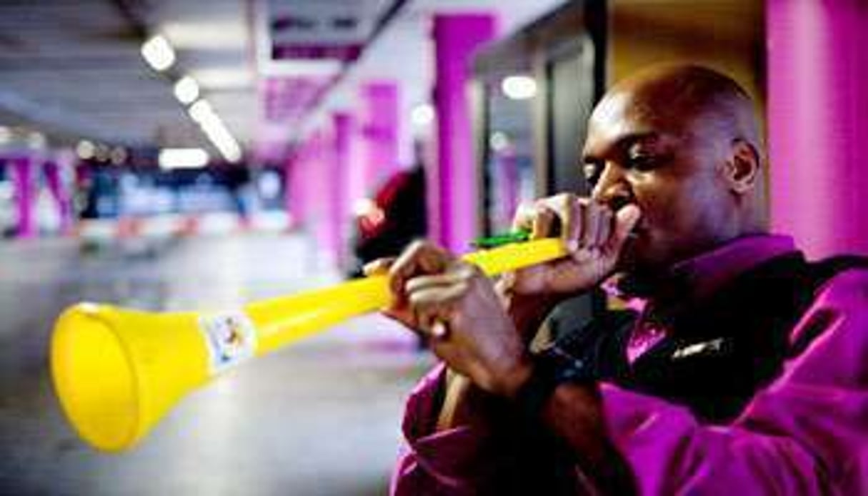Malgré les plaintes, l’interdiction des vuvuzelas est hors de question. © AFP