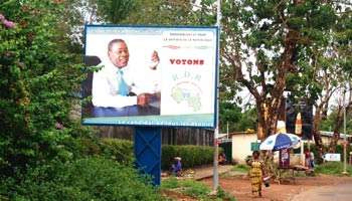 Papa Koly Kourouma, proche de Dadis, est l’un des candidats forestiers à l’élection du 27 juin. © Isoumare/APA pour J.A.