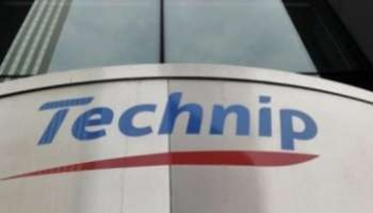 Logo du groupe français de services pétroliers Technip. © AFP