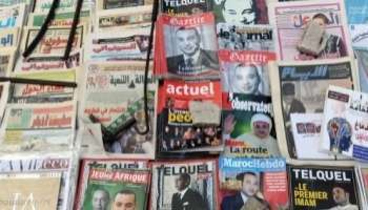 Des magazines dans un kiosque à Casablanca, le 5 août 2009. © AFP