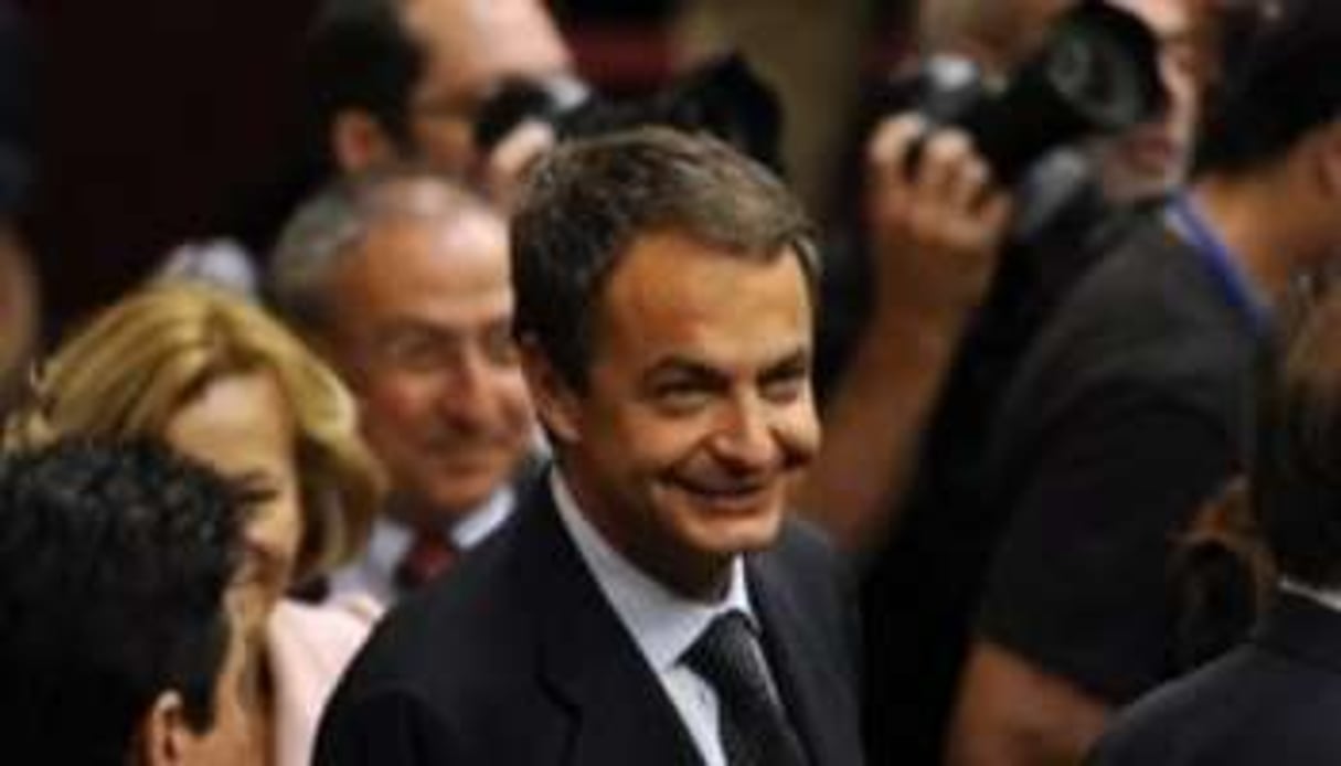 José Luis Rodriguez Zapatero, le 14 juillet 2010 au Parlement, à Madrid. © AFP