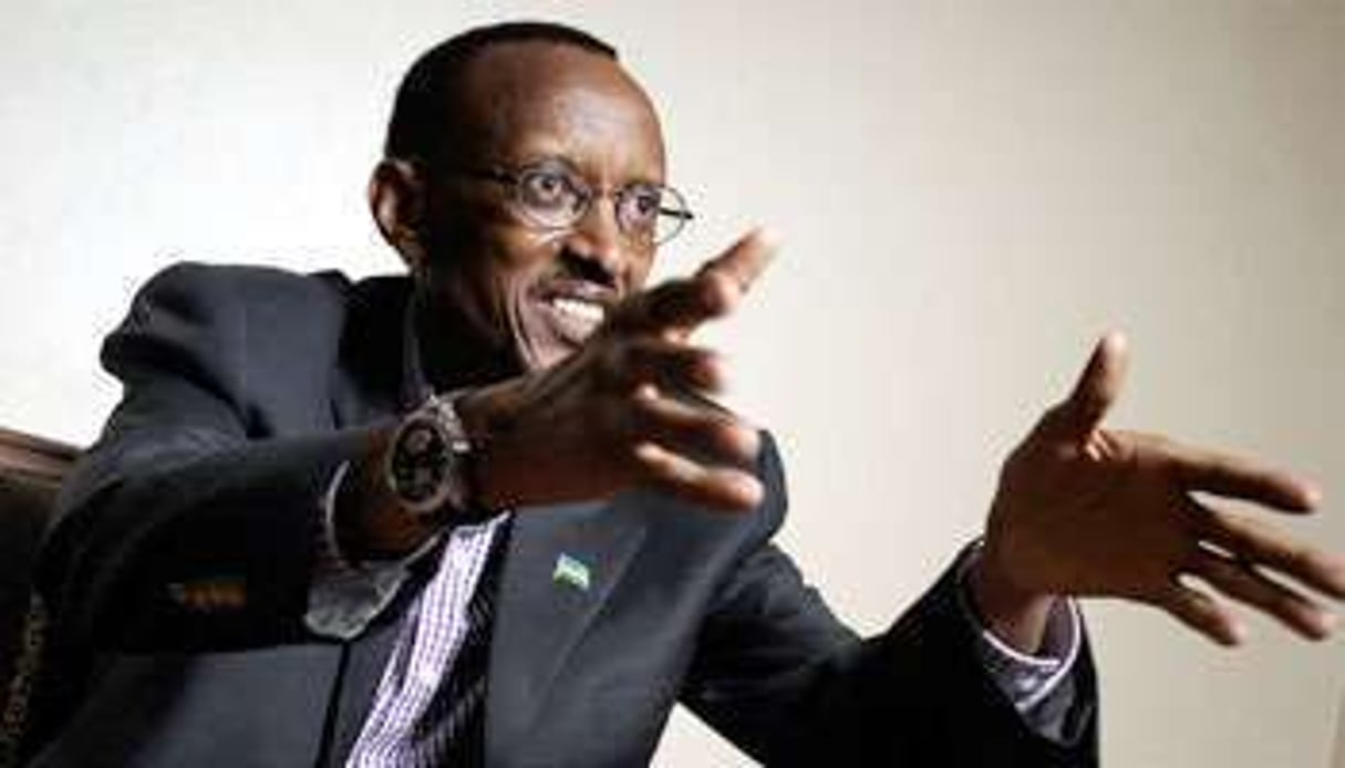 Le président sortant Paul Kagame, est donné largement favori. © AFP