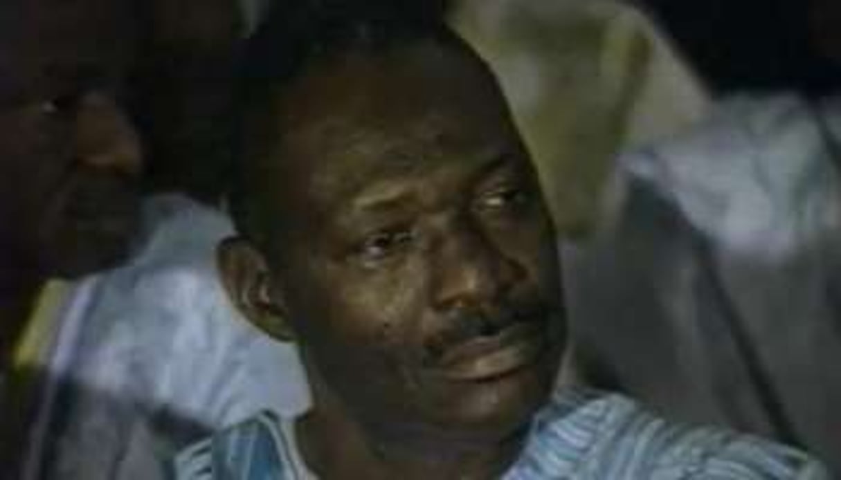 Moussa Traoré, lors de son procès à Bamako en 1993. © Capture d’écran ina.fr