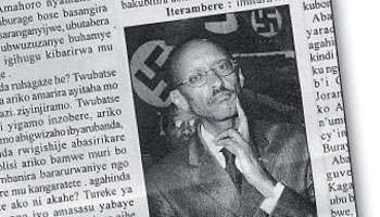 La photo qui illustrait l’article « Qui sauvera Kagamé ? » dans le bimensuel Umurabyo. © DR
