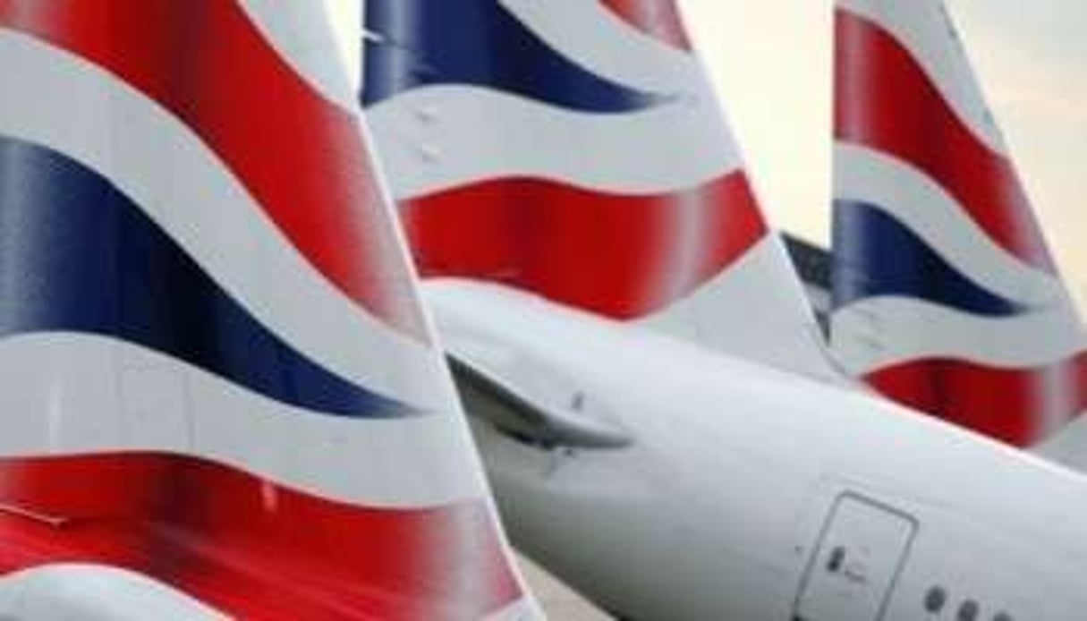 Des avions sur l’aéroport d’Heathrow, à Londres. © AFP