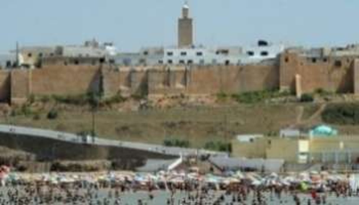 Une plage à Rabat, la veille du début du ramadan, le 11 août 2010. © AFP