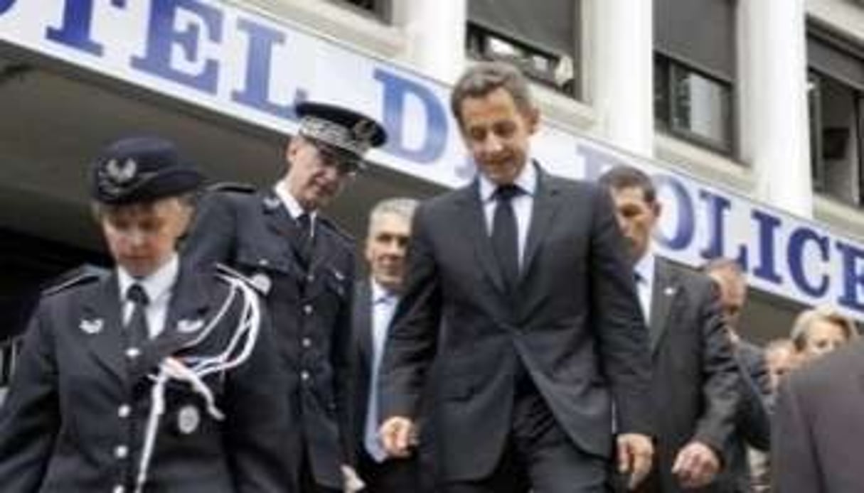Le président Nicolas Sarkozy, le 30 juillet 2010 à Grenoble. © AFP