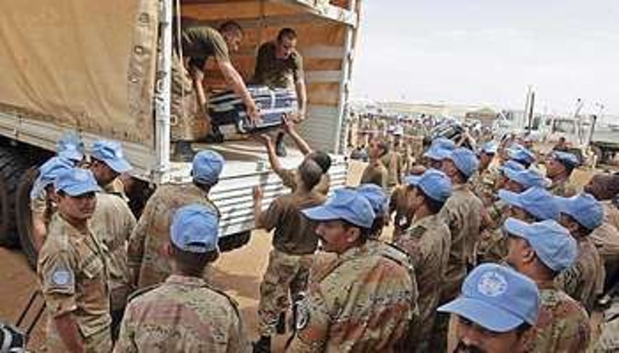 20 000 soldats ou policiers de la Minuad sont actuellement déployés au Darfour. © AFP