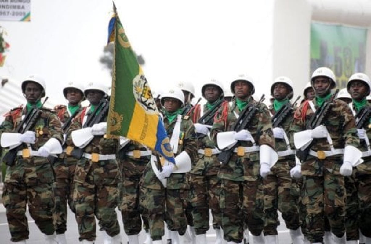 Gabon: grand défilé militaire pour le cinquantenaire de l’indépendance © AFP