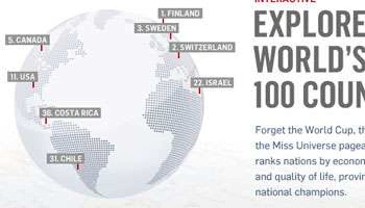 La Tunisie serait le « meilleur » pays d’Afrique selon Newsweek. © Capture d’écran/Newsweek.com