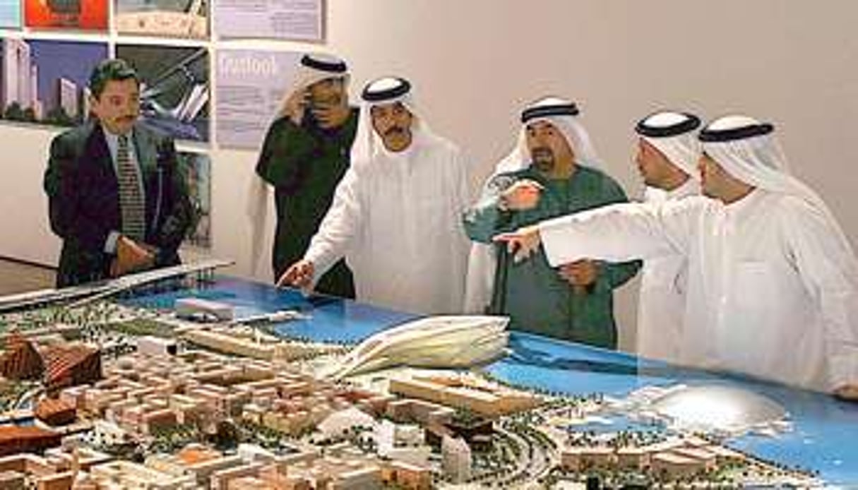La crise qui a frappé Dubaï n’a pas remis en cause les projets pharaoniques d’Abou Dhabi. © REA