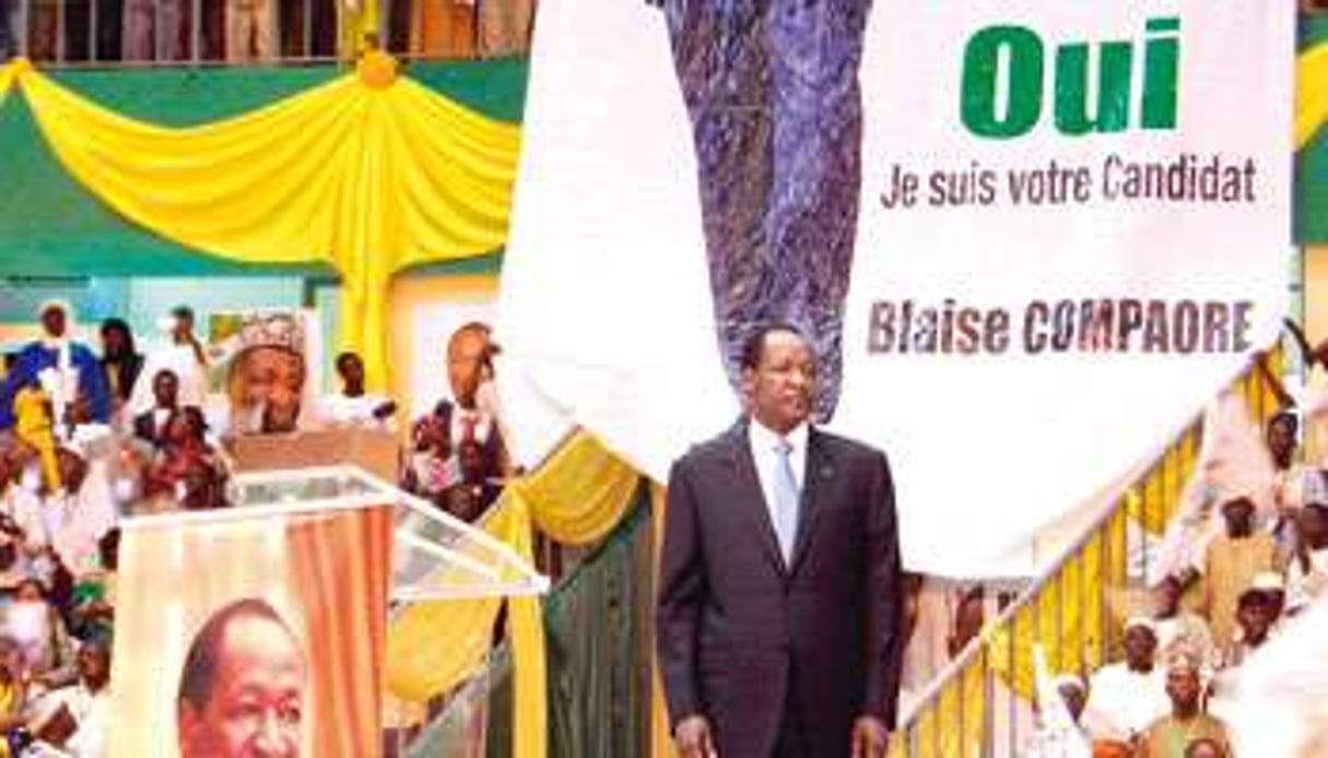 Le 21 août, au Palais des sports de Ouaga 2000. © Ahmed Ouoba/AFP