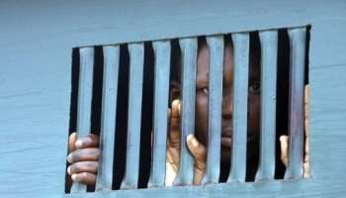 Un détenu à la prison de Bauchi, le 21 août 2007 au Nigeria. © AFP