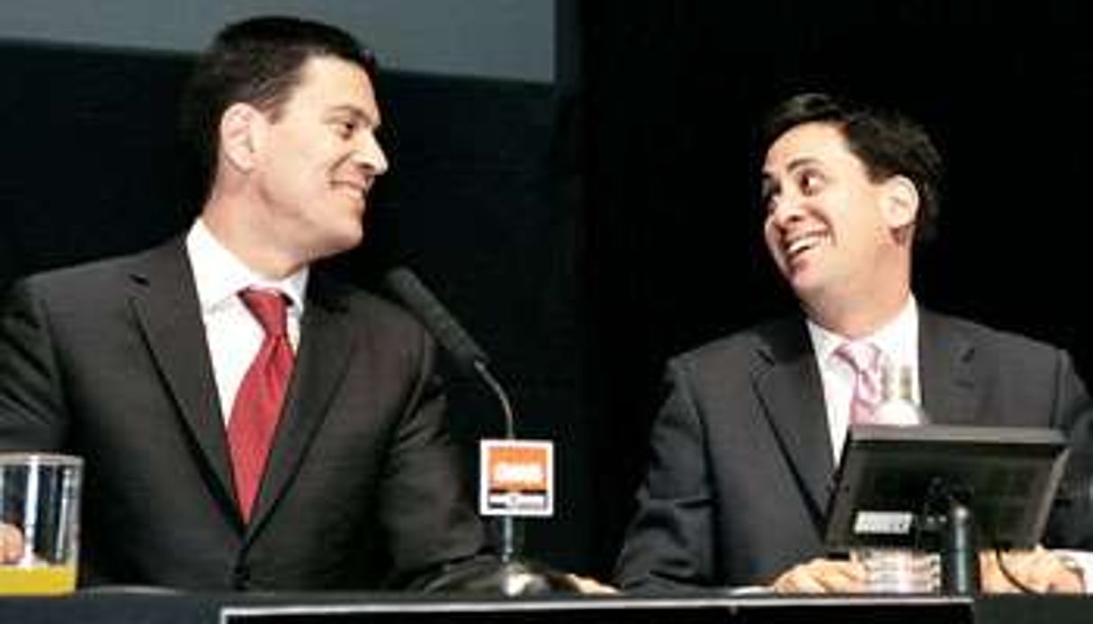 David et Edward Miliband, le 7 juin. © Tim Hales/AP/SIPA