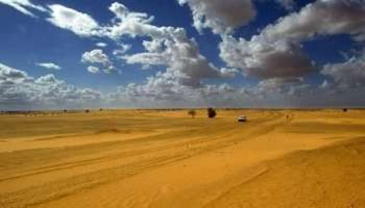 Le désert du Mali, en bordure du Sahara, à Forgho. Photo prise en 2003. © Reuters