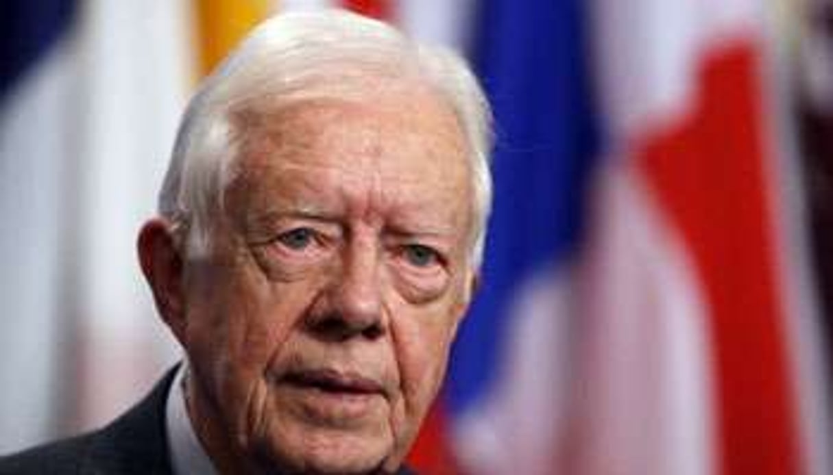 Jimmy Carter, le 25 octobre 2007, à New York. © AFP