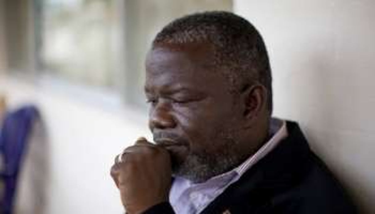 L’ancien seigneur de guerre libérien Prince Johnson, chez lui à Monrovia le 26 juin 2009. © AFP